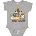 thumbnail image 3 of Inktastic Merry Catmas with Cat Tree and Yellow Star Boys or Girls Baby Bodysuit, 3 of 5