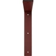 thumbnail image 3 of Ekena Millwork 2"W x 12"D x 12"H Hamilton Steel Bracket, Hammered Bright Red, 3 of 11