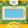 thumbnail image 6 of Sun2Solar Rectangle 800 Series Blue Swimming Pool Solar Cover, 24' x 40', 6 of 7