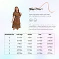 thumbnail image 7 of iiniim Kids Girls Maiden Prince Dress Fancy Party Fringe Tassel Dress Up for Halloween Carnival Dark Brown 6, 7 of 7