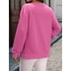 thumbnail image 4 of Sudaderas de Gran Tamaño para Mujer, Sudaderas de Larga, Camisetas con Abertura Lateral, Tops, Conjuntos para Adolescentes. Rosa Roja XXL, 4 of 10