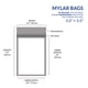 thumbnail image 2 of Mylar Bags APPLAB 100 bolsas de 3.3 x 5.5 pulgadas para envasado de caramelos y alimentos, 2 of 7