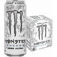 thumbnail image 3 of Monster Zero Sugar Zero Ultra Energy Drink Multipack Cans 4 CT / 16 fl oz - 2 Box, 3 of 3