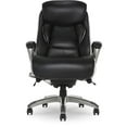 thumbnail image 3 of Scranton & Co Traditional Faux Leather Executive Office Chair in Black/White, 3 of 15