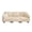 Cream, variant on Anpport 131" Chenille Cloud 4‑Seater Sofa with 4 Pillows, Pom‑Pom Trim, Quilted Tufted Ergonomic, Easy Assembly Deep Seat for Living Room Apartment, Orange