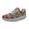 thumbnail image 1 of Gradient Leopard Print Sunflower Pattern Ladies Spring Autumn Platform Shoes Brand Design Lace Up Sneakers Zapatillas de Mujer, 1 of 5