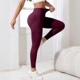 thumbnail image 7 of Yoga Pants JIANLAI Womens High Waist Seamless Full‑Length Leggings With Side Pockets, High Stretch Tummy Control Workout Pants,Textured Knit Breathable Non‑See‑Through Yoga Leggings, 7 of 7