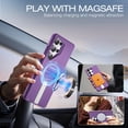 thumbnail image 6 of ExoGuard for Samsung Galaxy S25 Ultra Case, Adjustable Metal Kickstand, Soft Skin-Friendly Silicone Cover, Anti-Scratch Microfiber Lining - Purple, 6 of 7
