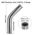 thumbnail image 1 of Aluminum Alloy Tube Od 38/45/51/63/76/89/102mm Intercooler Pipe Air Intake Tube 0 45 Degrees 300mm Length For Car, 1 of 1