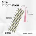 thumbnail image 3 of Kdxio Lemon_1 Print Metal Tassel Bookmarks,Perfect Gift for Art Lovers and Bookworms Metal Bookmarks for Women, 3 of 8