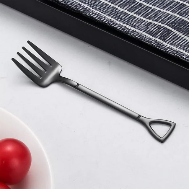 ZZwxWA Stainless Steel Shovel Fork Easy to Clean Fine