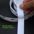 thumbnail image 1 of 2cm Wide White Adhesive Velcro Tape - 1M Strong, No Residue for Crafts & Organizing, 1 of 10