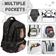 thumbnail image 6 of HUIACONG Capybara Study Backpack for Teens 12-18, Stylish Math Formula Print 17 Inch School Bag, Durable Lightweight Water Resistant Backpack for High School, 6 of 7