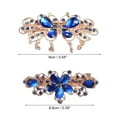 thumbnail image 2 of Unique Bargains Hair Barrettes Hair Accessories for Women Hair Clips Sparkly Glitter Rhinestones Hairpin 2 Pcs Blue, 2 of 7