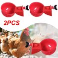 thumbnail image 1 of (6 Piezas) (rojo Integrado) Bebedero Automático para Corral Máquina Automática para Pollo para Pollo Bebedero para Pollo, 1 of 6