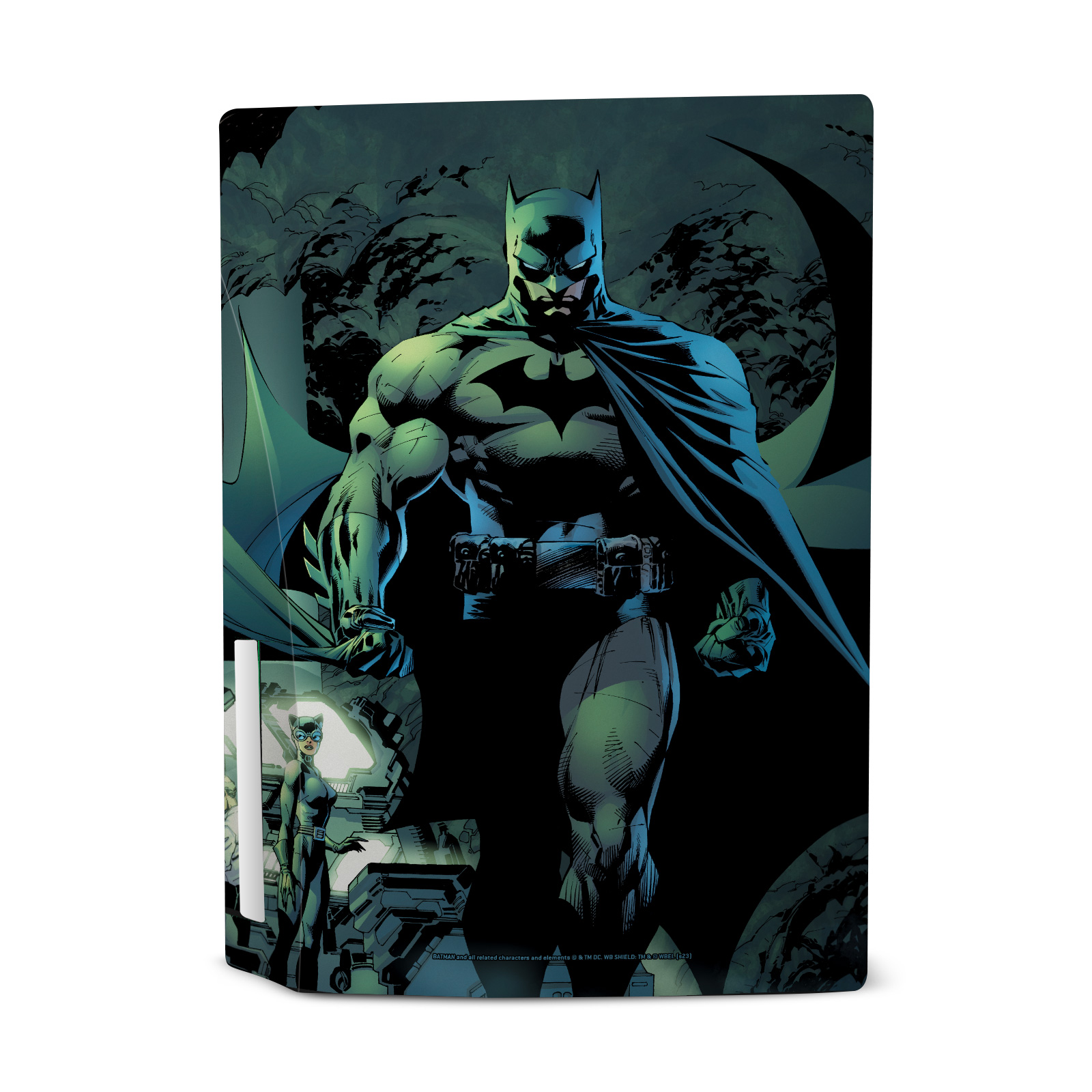 Head Case Designs Officially Licensed Batman DC Comics Logos And Comic Book Hush Costume Vinyl Sticker Skin Decal Cover Compatible with Sony PS5 Disc Edition Bundle