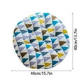 thumbnail image 3 of Kraoden Bohemian Soft Round Chair Pad Garden Patio Home Kitchen Office Seat Cushion, Chair Cushion Round Upholstery Soft Padded Cushion Pad Office Home or Car, 3 of 3