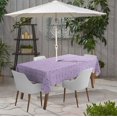 thumbnail image 2 of Vargottam Indoor/OutdoorTablecloth58x102 Inch RectangleTablecloth with Umbrella Hole and Zip- Waterproof PatioTableCloths- TableCovers for Backyard RectangularTable- Dusty Purple, 2 of 5