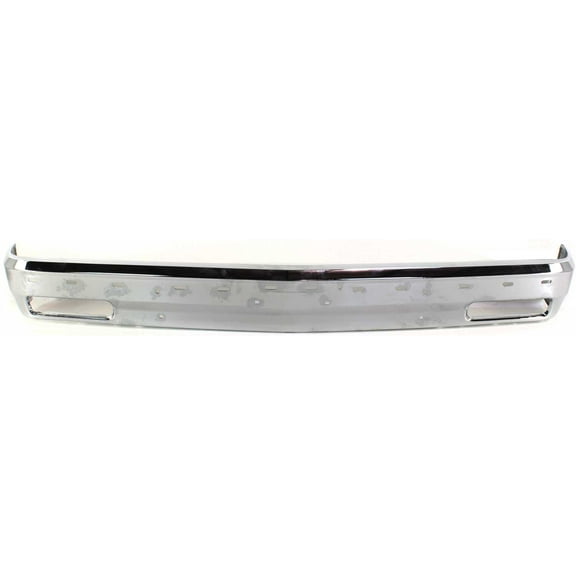 Bumper Compatible with Chevrolet S10 Blazer 1983-1994/S10 Pickup 1982-1993 Chrome with Molding Holes