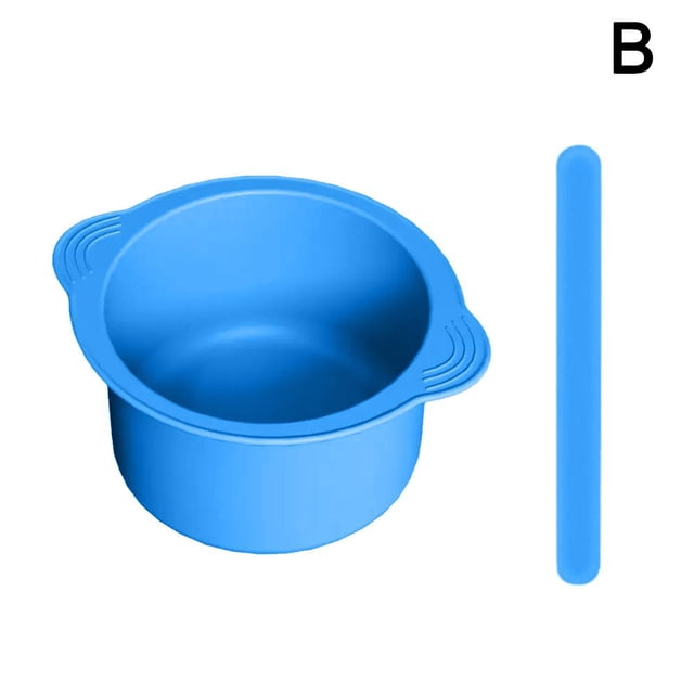 Doublure de Chauffe-Cire en Silicone, Doublure de Cire Fondue Antiadhésive avec Bâtonnets de Spatule de Cire, Pot de Cire Fondue Réutilisable, pour Épilation P5F3