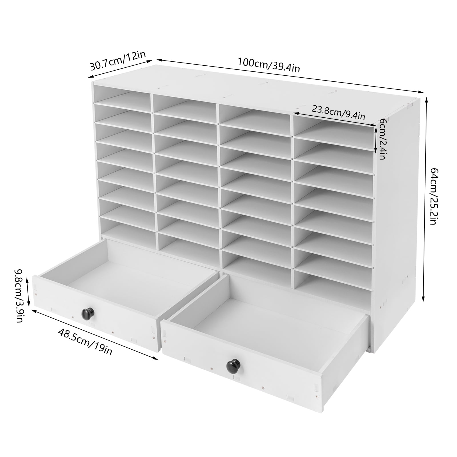 Stylish and Practical File Organizer with 32 Slots – Ideal for Organizing Documents and Papers