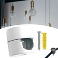thumbnail image 6 of Gazechimp Aluminum Swag Hook for Ceiling Wall Hanging Hanging Electric Wire Cable Cord White, 6 of 8