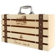 thumbnail image 1 of Wine Gift Box, 2 Bottles Capacity Elegant Odorless Wine Box  For Storage, 1 of 8