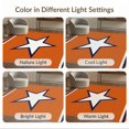 thumbnail image 7 of ODIKA Star Emblem With Vintage Sports Pennant Border Design for Playroom, Bedroom, Reading Nook, Pet Friendly & Kids Safe Play, 7 of 7