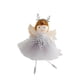 thumbnail image 1 of Colgantes de muñeca de ángel de Navidad, miniaturas colgantes para árbol de Navidad, decoración de malla Gris, 1 of 9