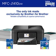 Brother Work Smart 1410 MFC-J1410DW Wireless Color Inkjet All-in-One Printer with 2.7” Color Touchscreen and Automatic Duplex Printing
