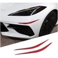 thumbnail image 5 of TINKI Real Carbon Fiber Front Bumper Lip Corner Trim Strip Compatible with Chevrolet Corvette C8 Stingray 2020-2023 Car Exterior Decoration Stickers, 5 of 10
