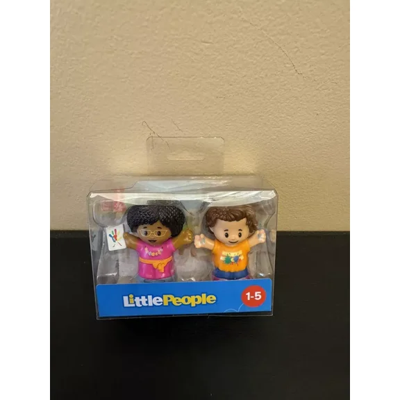 Fisher-Price Little People 2 Pack Art Teacher & Finger Painter 2021 NEW