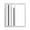 Gray, variant on Static Cling Door Window Covering, Burnt Orange Grey Stripe Window Privacy Film Frosted, Modern Farmhouse Vertical Striped UV Blocking Windows Film for Office, Hotel, Bedroom, 29.5 x 78.7 Inches