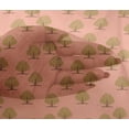 thumbnail image 4 of oneOone Viscose Chiffon Peach Fabric Floral & Flying Swan Block Dress Material Fabric Printed Fabric By The Yard 42 Inches Wide, 4 of 4