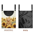 thumbnail image 7 of SEANATIVE Sunflower Cute Cat Clothespin Bag with Hanging Hook Summer Laundry Clothes Pin Holder Aesthetic Clothes Pin Hanging Bag Clothespin Storage Organizer, 7 of 7
