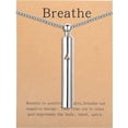 thumbnail image 1 of Collar de respiración para aliviar la ansiedad - Colgante de acero inoxidable para la atención plena, ayuda con el estrés y a dejar de fumar, 1 of 6