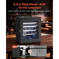 thumbnail image 4 of Miniatures Storage Case, Fits for 1:1000-1:1500 Scale Models, Wooden Miniatures Display Holder with 5 Tray & 11 Slots, Clear View Miniature Transport Case for Collectibles (Minis Not Included), 4 of 6
