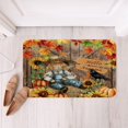 thumbnail image 2 of Fall Pumpkin Doormats Floor Mats Hello Autumn Scarecrow Bathroom Rugs, 2 of 5