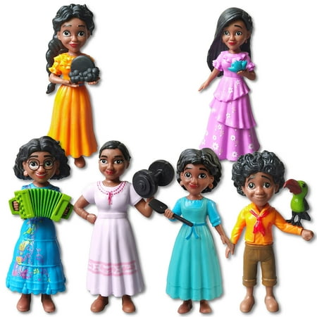 Figurines d'action Disney Encanto jouet Mirabel Madrigal dessin animé  modèle poupée Mirabel Madrigal poupée décorations pour la maison Figurines  enfants cadeau