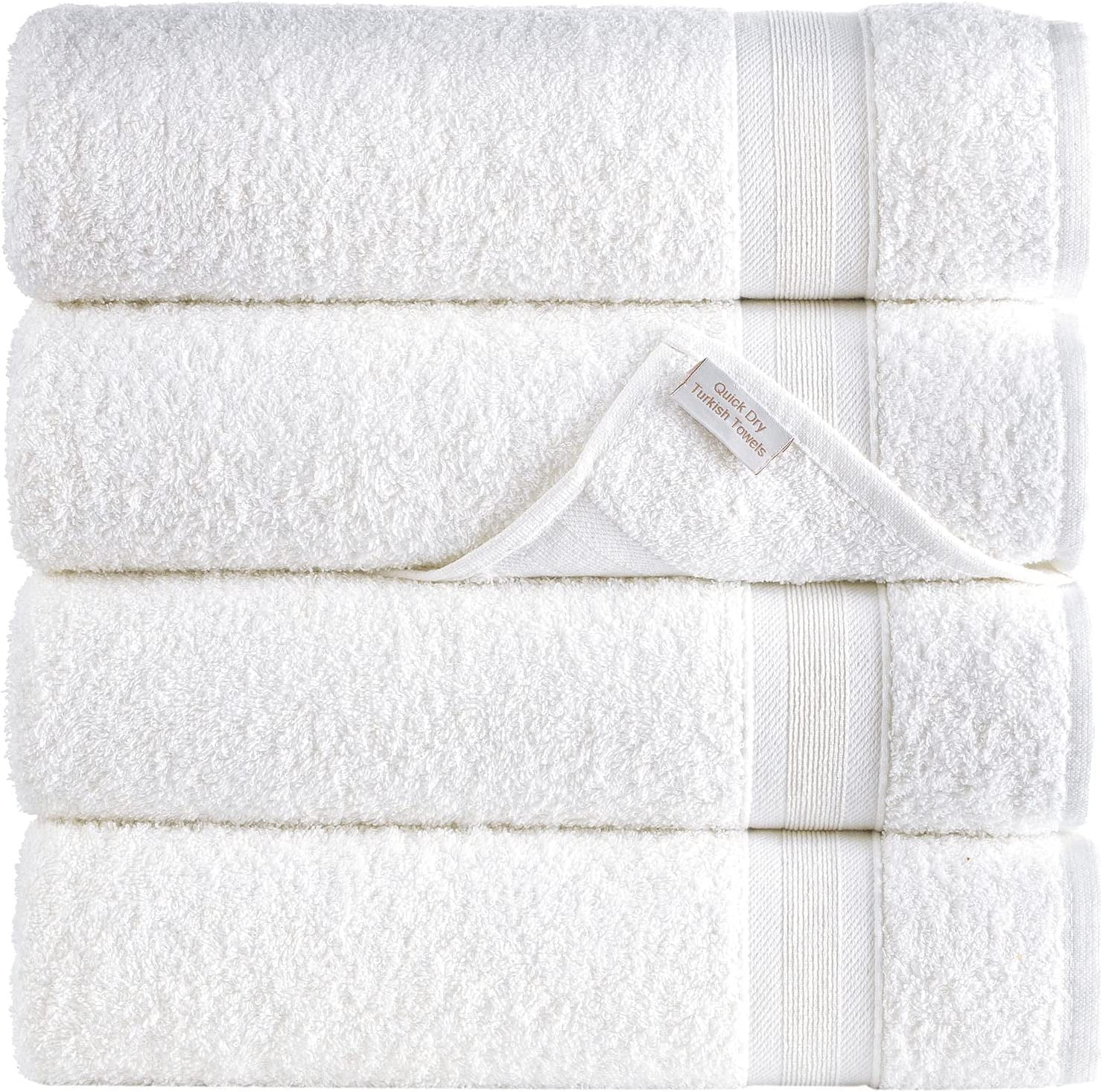 3pc Arsenal Turkish Hotel Collection Bath Towel Set Ivory - Makroteks