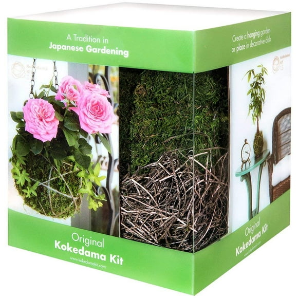 Super Moss (90430) 6" Diameter Kokedama Kit, The Original