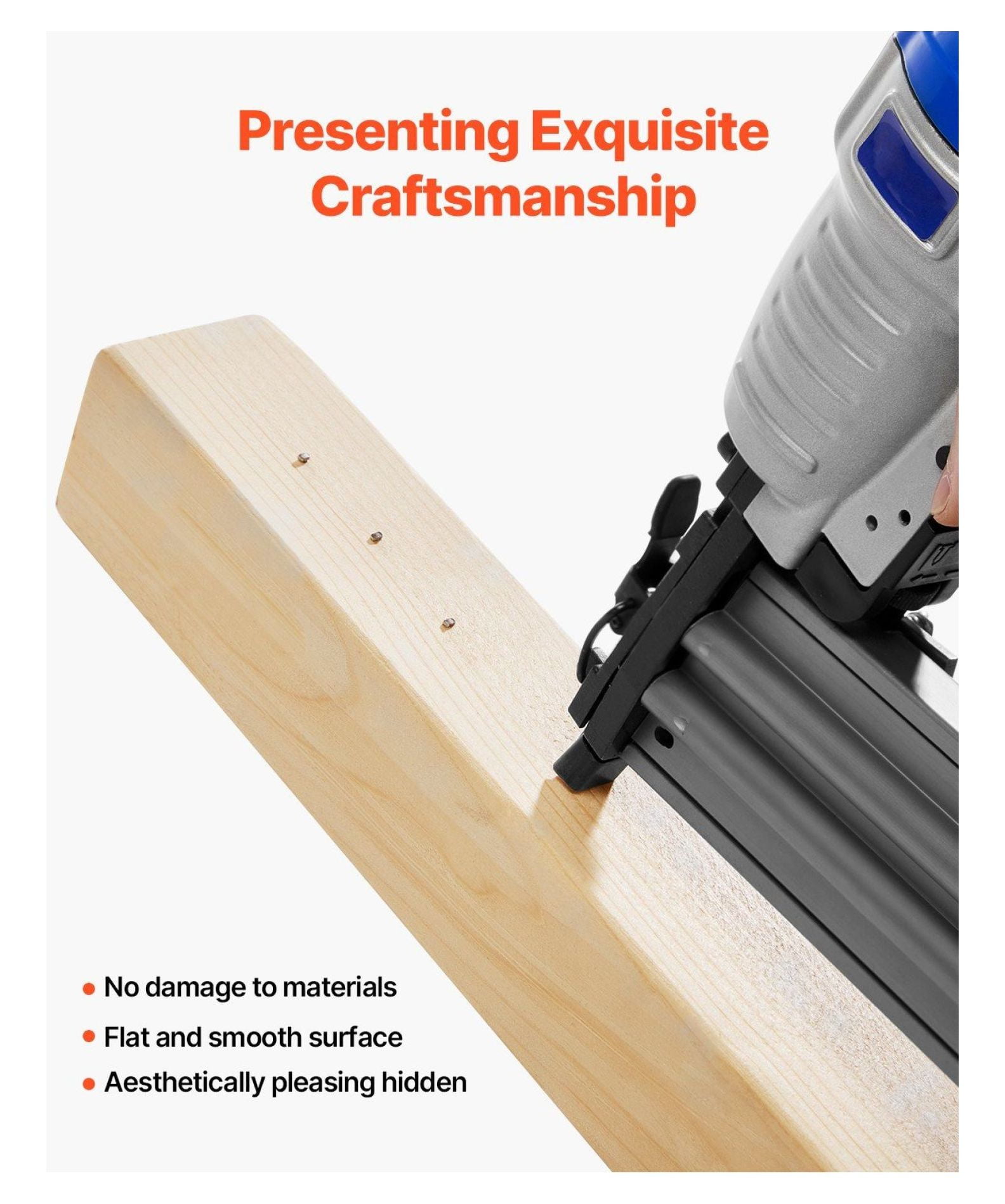 16 Gauge Finish Nails 2 Inch, 2000 Count - 20 Degree Angled Finish Nails for Nailers, Galvanized Rust Resistant Finishing Nail Set for Woodworking & DIY