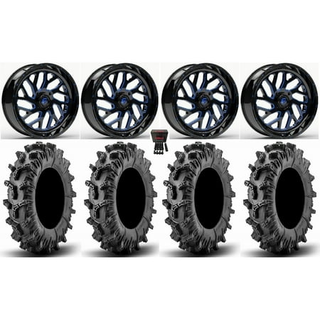 Fuel Triton 22 Wheels Blue 42 Terminator Max Tires Polaris RZR XP 1000 / PRO XP / Ranger XP 900/1000 Fuel Triton 22 Wheels Blue 42 Terminator Max Tires Polaris RZR XP 1000 / PRO XP / Ranger XP 900/1000