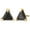 Black, variant on Efulgenz Cubic Zirconia CZ Crystal Stud Earring for Women