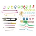 thumbnail image 2 of Kit de de Tejer Costura Punto Herramientas Básicas Fuentes Arte Sunnimix Kit de ganchillo de tejer, 2 of 8