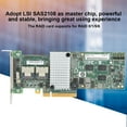 thumbnail image 1 of Card  Contreller Card for LSI 9264-8i M8103 pcie 6GBps 256M Support RAID0 1 5 6, 1 of 8