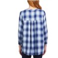 thumbnail image 4 of Wrangler Ladies' Plaid Blouse Brown, XL, 4 of 6