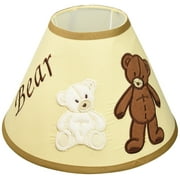 GEENNY Beige Empire Lamp Shade, Teddy Bear
