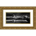 thumbnail image 1 of Balazovic, Lubos 18x10 Gold Ornate Wood Framed with Double Matting Museum Art Print Titled - Morning at Ra Gusela, 1 of 4