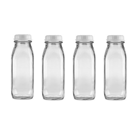 

17 Oz Glass Water Bottle Virtually Unbreakable with Thick Sides